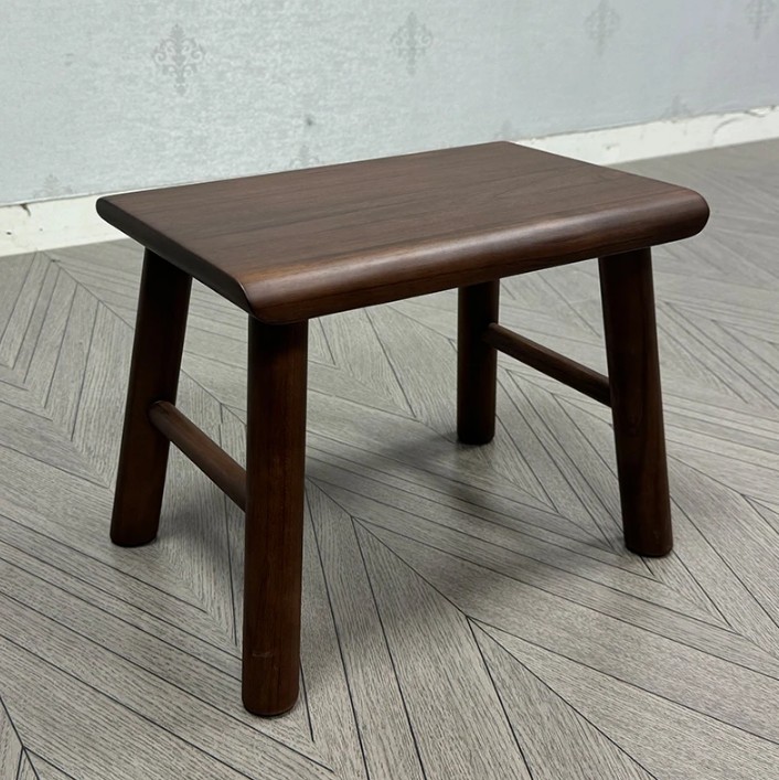 柚木趣方凳【矮28cm】Y031-F25-1（活动）