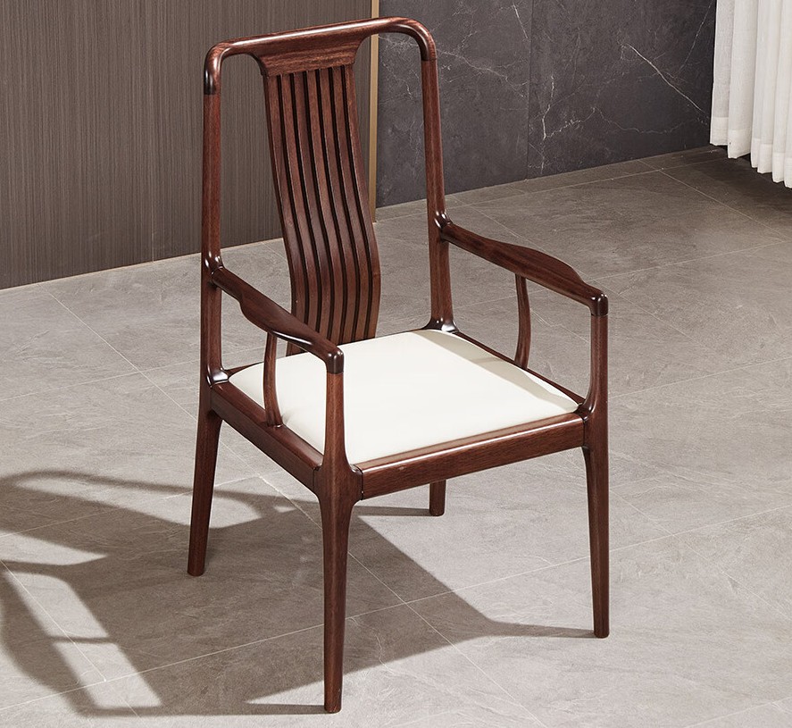 物华天宝系列乌金木【休闲椅】Y059-TS085-528