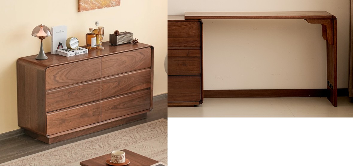 A3-71浮世六斗柜-落地 1.2米+ W1199纳福七字板1m