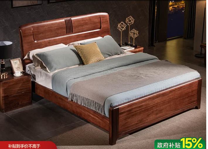 艺品天成系列【高箱床】-1.8米-LX08