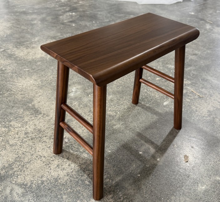 柚木趣方凳【高45cm】Y031-F25-1